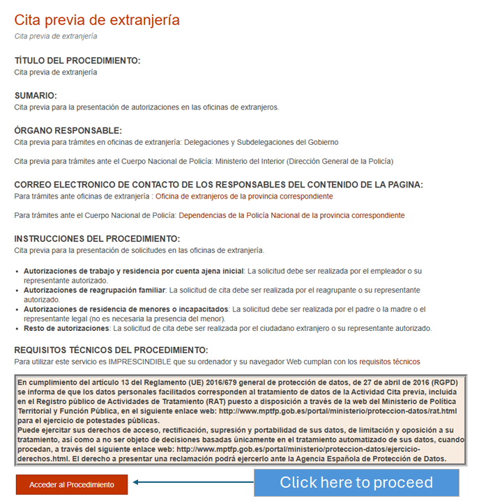 Cita Previa How to schedule an appointment for your NIE application Step 1 Cita Previa How to schedule an appointment for your NIE application Step 1