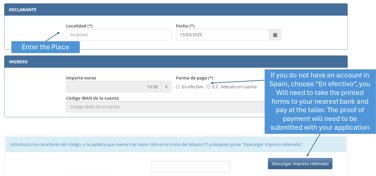 How to Fill and Pay for Tax 790 012 for TIE - Step 4 How to Fill and Pay for Tax 790 012 for TIE - Step 4