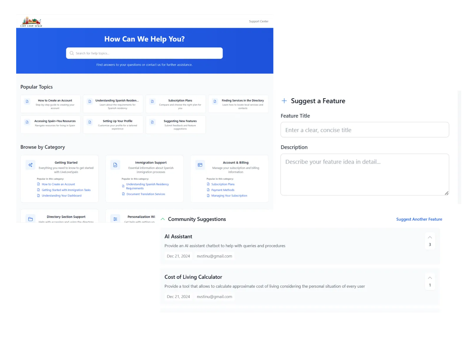 AI Assistant & Support