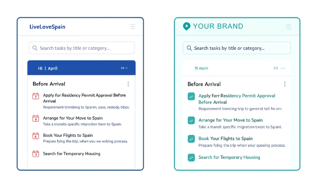 Custom-Branded Client Portal Feature